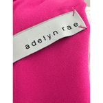 Adelyn Rae Hot Pink Wrap Dress – Belted Tulip Hem – Size Medium Photo 2