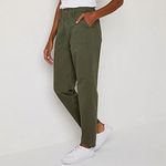 st. john's bay ✨ Utility Womens Mid Rise Regular Fit Ankle Green Sz 8 Pants✨ Photo 3
