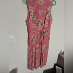 April Cornell Floral Pink Sleeveless Dress small Photo 1