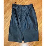 Winlit | Vintage Black Leather Skirt | Size 5/6 Photo 1