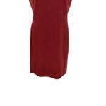 MM.LaFleur M.M. Lafleur‎ The Aditi Dress Tailored Shift Sleeveless Brick Red Size 12 Photo 5