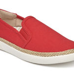 Vionic NEW Sunny Rae Slip-on Red Orthotic Comfort Canvas Sneaker Shoes Size 7.5 Photo 0