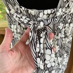 Anthropologie Vanessa Virginia Brown And White Printed Scoop Neck Top Size S Photo 4