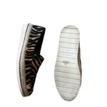 Kenneth Cole NEW  Jaxx CALF HAIR LEATHER ZEBRA PRINT SLIP ON MULE FLAT Photo 4