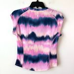 Free People  Movement True North Tee Pink Navy S‎ Photo 5