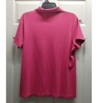 Lands' End Women's Size XL (18) Hot Pink Short Sleeve Cotton Polo Shirt Photo 1