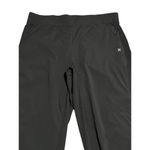 Hurley  Leggings Women's Size Medium Black Pocketed Track Pants Elastic Ankle Photo 1
