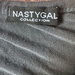 Nasty Gal  Women's Grey Crop Top Stretchy size 4 Photo 4