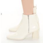 Forever 21  Faux Croc Square-Toe Booties Photo 1