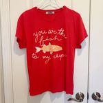 Anthropologie LETLUV for Graphic Tee NWT Size M You are the Fish to my Chips Photo 5