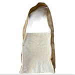 Ceek Cream Cotton Over The Shoulder Burlap Bag Photo 1