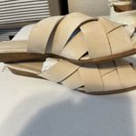 NEW Bird of Flight Slip Ons Shoes Womens Size 8B Tan Suede Feel Wood Heel Photo 1