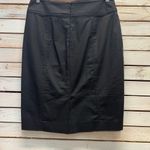 Ann Taylor Astor Black Cotton Pencil Skirt Minimalist Work Office Business Sz 2 Photo 3