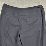 Mossimo Supply Co Mossimo Womens Capri Pants 6 Black Cuffed Straight Leg Flat Front Stretch NEW Photo 5