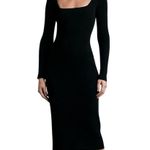 Rag and Bone  Asher Midi Dress Black Size Large Photo 0