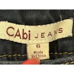 CAbi Jeans Womens Size 6 Style 749R Bootcut Blue Dark Wash Stretch Crop Photo 4
