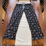 U.S. Polo Assn. Charcoal Pajama Pants with Pink Snowflakes Photo 0