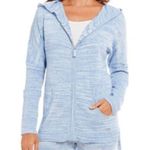 UGG  Willa Blue Night Sky Knit Full Zip Hoodie size Large Photo 1