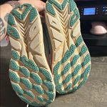 Hoka  Women's Aqua and Coral Athletic Shoes Photo 4