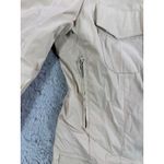 Brioni Women Beige Utility Jacket Safari Button Front Pockets Sz 46 US10 Luxury Tan Photo 7