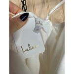 Lulus  Lifetime of Love White Satin Strapless A-Line Gown Bridal Dress Bride 6 Photo 7
