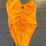 Pretty Little Thing Orange One Piece Swim Suit Photo 0