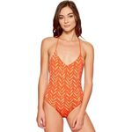 New. Dolce Vita plunge neck swimsuit. Retails $149 Orange Photo 7