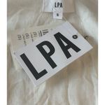 LPA Gabriella Eyelet Maxi Dress in Coconut Milk Small New Womens Cotton Photo 7