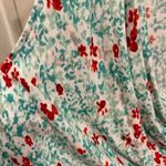 NWT VICTOR ALFERO Womens Sleeveless Floral Cowl Neck Top Size L Drape Front White Size L Photo 2