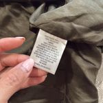 Maison Jules  Faux suede Green Trench Coat Photo 10