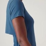 Athleta Air Out Cinch TEE in Blueish Size M Photo 0