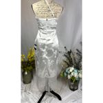 Lulus  On the Dance floor White Jacquard Fringe One-Shoulder Midi Dress XS Photo 8