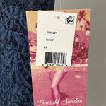 Emerald Sundae New Lace Mesh Dress Racerback Bodycon Mini Navy Blue Photo 15