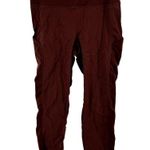 Athleta Trekkie Hybrid Crop Tight Legging Pocket Ripstop High Cognac Brown 6 Photo 1