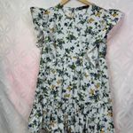 ZARA  Floral Ruffle Mini Dress Size XS Photo 7
