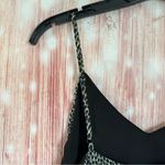 Topshop Green Pleated Peplum Black Spotted Cami Tank Top Photo 5