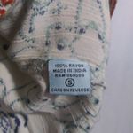 Angie Bohemian Western Print Wide Bell Sleeves Festival Women's Top Size M Photo 4