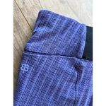 Betabrand  XL Powerdown Skinny Purple Print Yoga Slacks Pants Stretch Leggings Photo 4