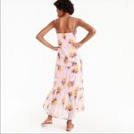 J.Crew  Mercantile Pink Sunburst Tiered Bouquet Floral Maxi Dress Photo 3