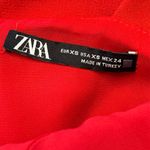 ZARA Christmas glamorous sexy siren red cutout bodycon midi dress with slit XS Photo 12
