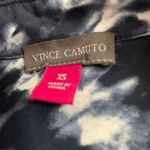 Vince Camuto Blue and White Front Tie Shirt Photo 1