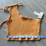 Aerie  Crop Top One Shoulder Medium Orange Photo 6