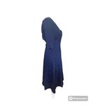 Maeve  by Anthropologie Juliet Navy Blue Corseted Dress Size 12 NWT Photo 4
