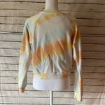 Freeze Tie Dye Be Yourself Cropped Sweatshirt Size Medium Orange Photo 4