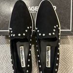 Karl Lagerfeld  Paris Amory Women Size 6.5 M Pearl Black Suede Sneaker Shoes Photo 6