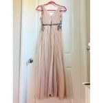 BHLDN  ISABEL MAXI DRESS SIZE 0 Z434-5 Lace‎ Beading Bridal Wedding Photo 5