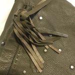 Carla Mancini purse Olive green silver hardware like new Photo 6