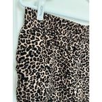Apt. 9  Cheetah Leopard Print Mid-Rise Straight Short Brown Women's Size Medium Photo 1