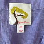 Fig and Flower Lavender Floral Button Photo 8