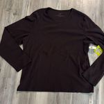 J. Jill Women's Brown NWT Long Sleeve Compression Tee Size XL Photo 6